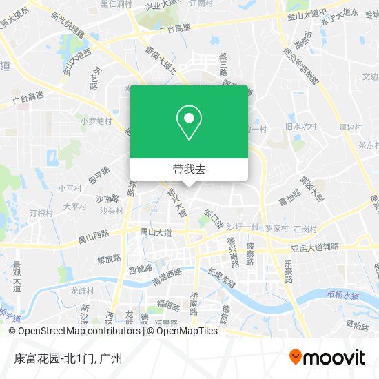 康富花园-北1门地图