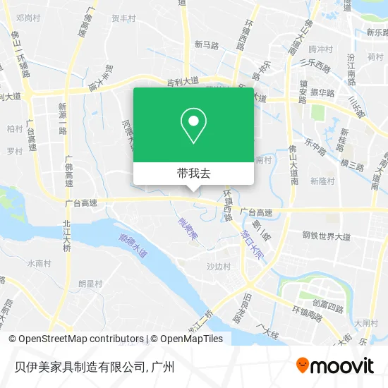贝伊美家具制造有限公司地图