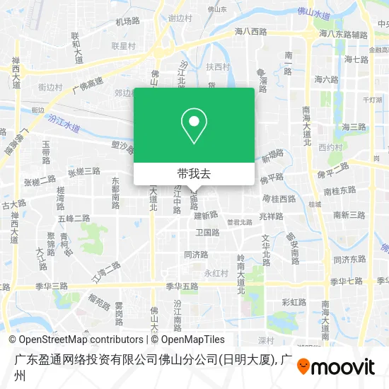 广东盈通网络投资有限公司佛山分公司(日明大厦)地图
