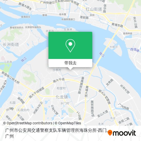 广州市公安局交通警察支队车辆管理所海珠分所-西门地图