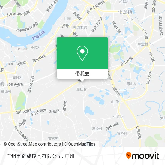 广州市奇成模具有限公司地图