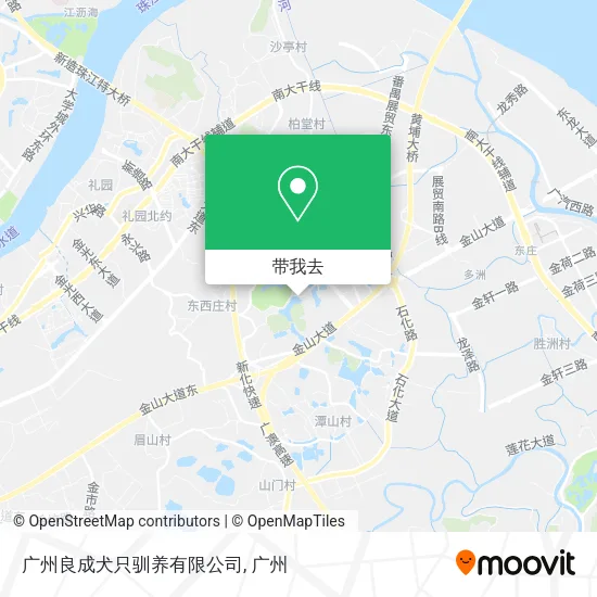 广州良成犬只驯养有限公司地图