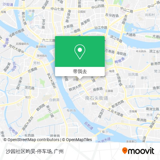沙园社区昀昊-停车场地图