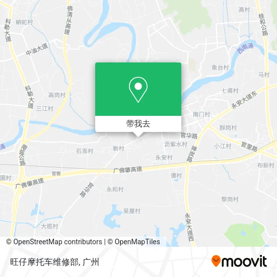 旺仔摩托车维修部地图