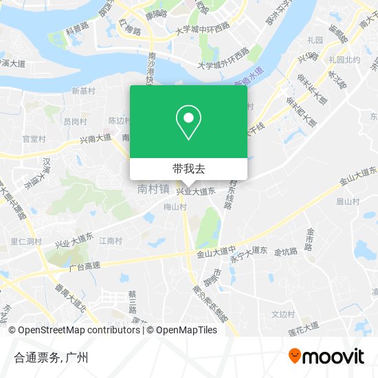 合通票务地图