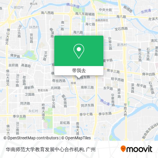 华南师范大学教育发展中心合作机构地图