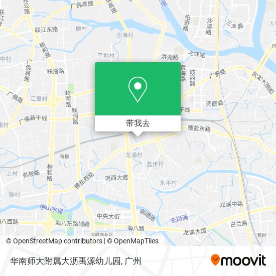 华南师大附属大沥禹源幼儿园地图