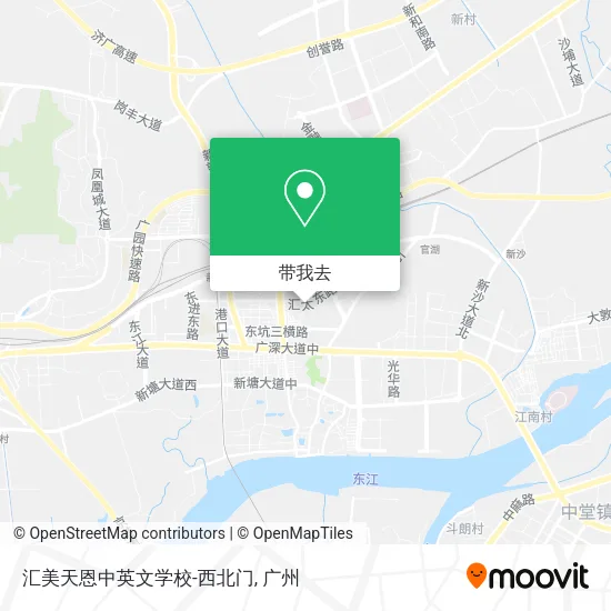 汇美天恩中英文学校-西北门地图