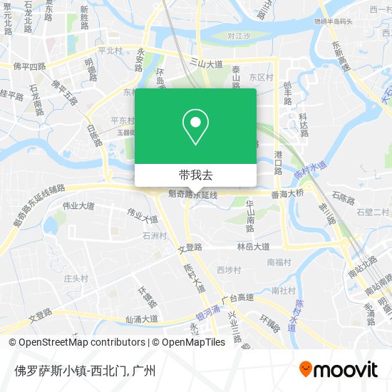 佛罗萨斯小镇-西北门地图