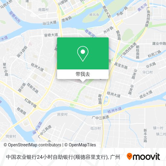 中国农业银行24小时自助银行(顺德容里支行)地图