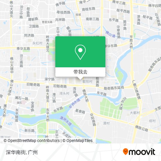 深华南街地图
