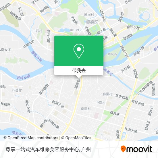 尊享一站式汽车维修美容服务中心地图