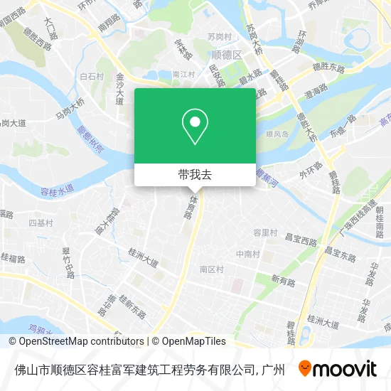 佛山市顺德区容桂富军建筑工程劳务有限公司地图