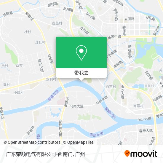 广东荣顺电气有限公司-西南门地图