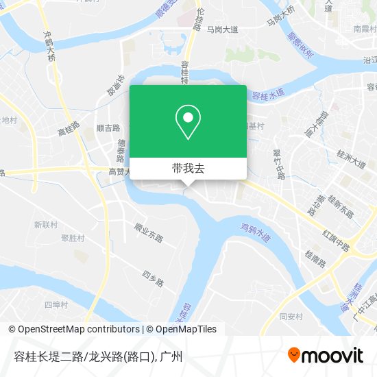 容桂长堤二路/龙兴路(路口)地图