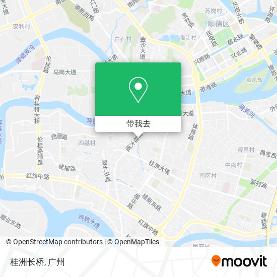 桂洲长桥地图
