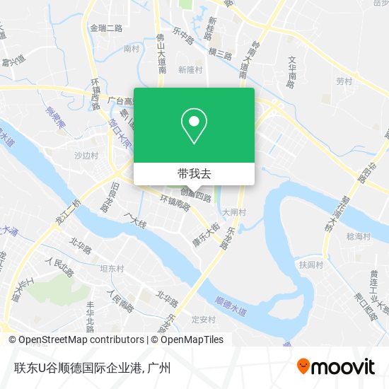联东U谷顺德国际企业港地图