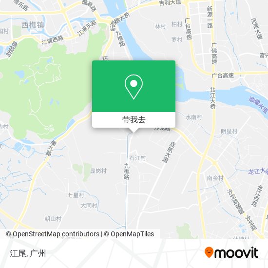江尾地图