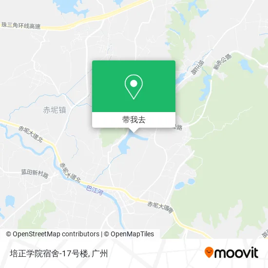 培正学院宿舍-17号楼地图