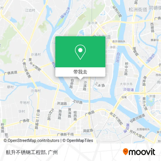 航升不锈钢工程部地图