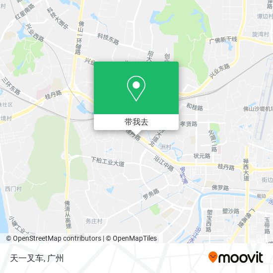 天一叉车地图