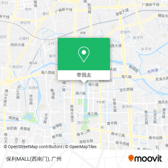 保利MALL(西南门)地图
