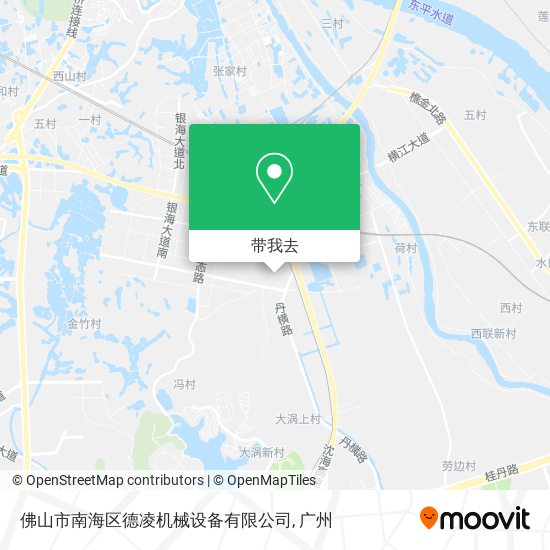 佛山市南海区德凌机械设备有限公司地图