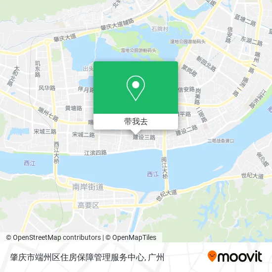 肇庆市端州区住房保障管理服务中心地图