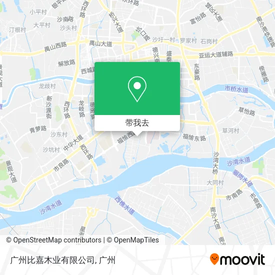 广州比嘉木业有限公司地图
