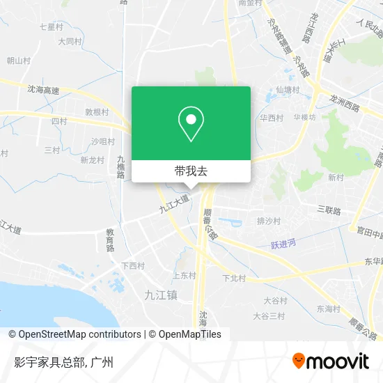 影宇家具总部地图