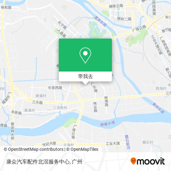 康众汽车配件北滘服务中心地图