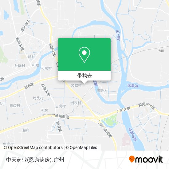 中天药业(恩康药房)地图