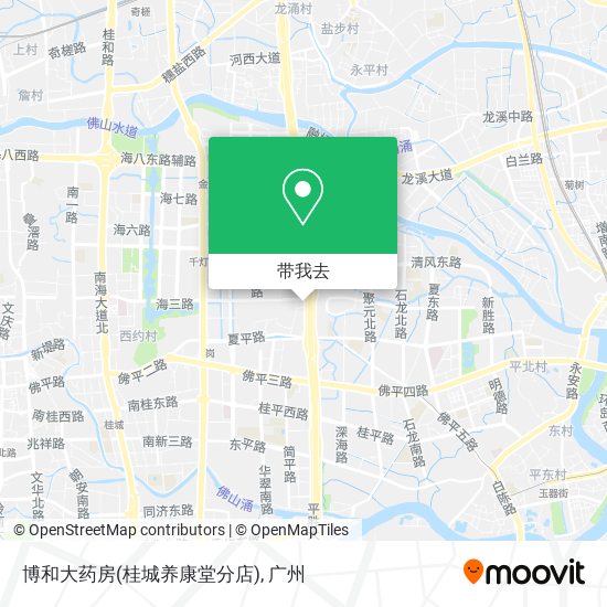 博和大药房(桂城养康堂分店)地图