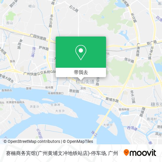 赛楠商务宾馆(广州黄埔文冲地铁站店)-停车场地图