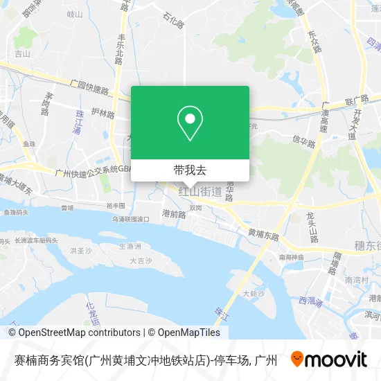 赛楠商务宾馆(广州黄埔文冲地铁站店)-停车场地图