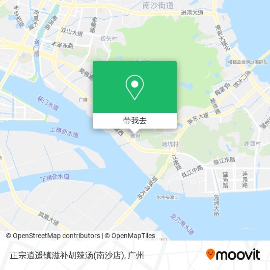 正宗逍遥镇滋补胡辣汤(南沙店)地图
