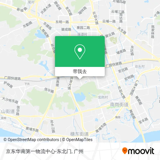 京东华南第一物流中心-东北门地图