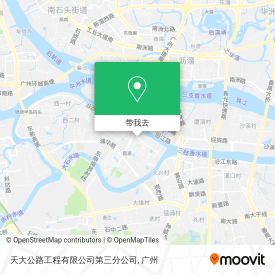 夭大公路工程有限公司第三分公司地图
