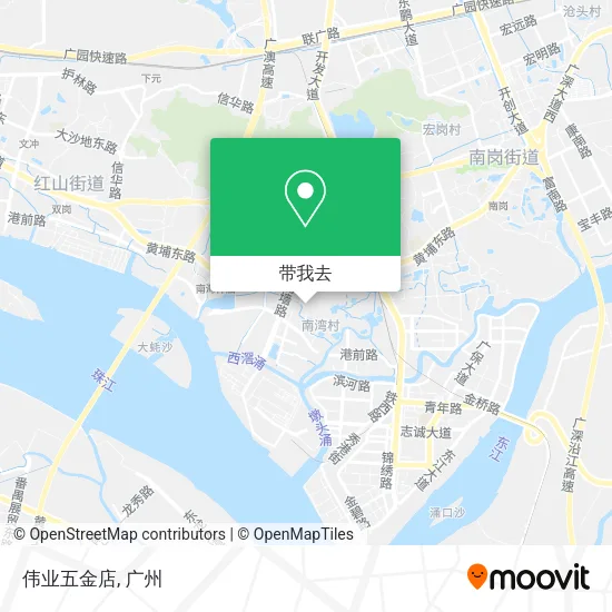 伟业五金店地图