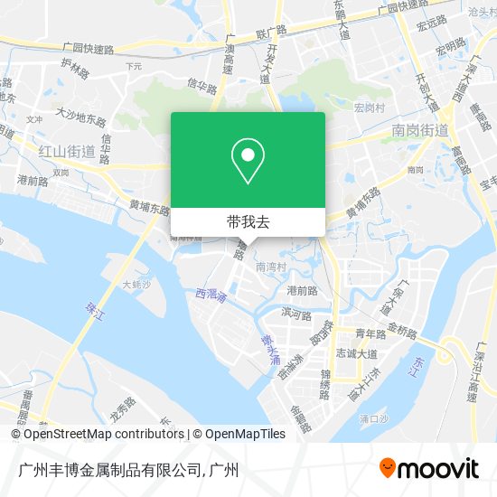 广州丰博金属制品有限公司地图