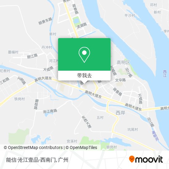 能信·沧江壹品-西南门地图