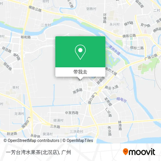 一芳台湾水果茶(北滘店)地图