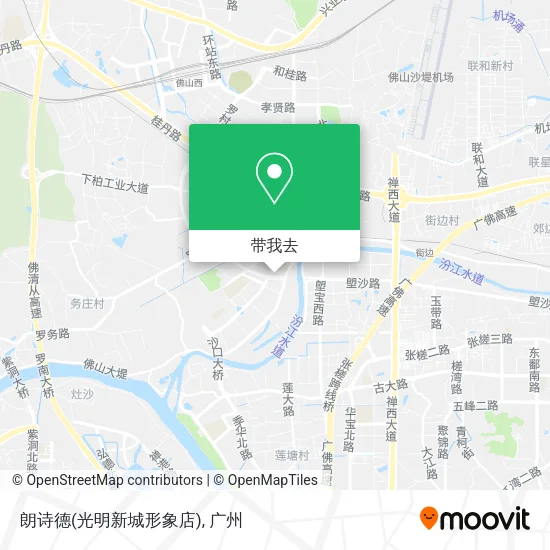 朗诗德(光明新城形象店)地图