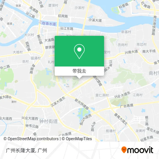 广州长隆大厦地图