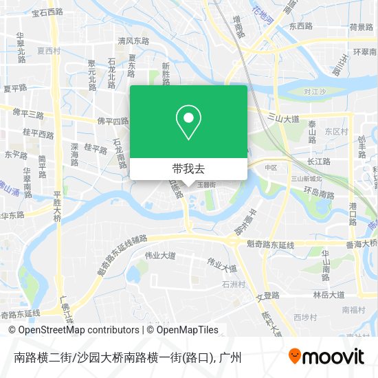 南路横二街/沙园大桥南路横一街(路口)地图