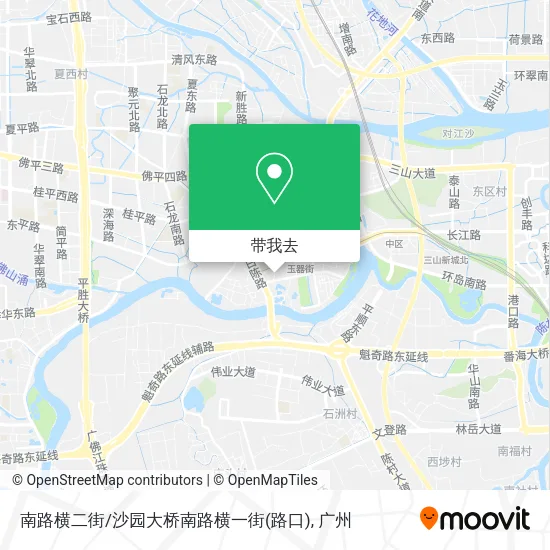 南路横二街/沙园大桥南路横一街(路口)地图