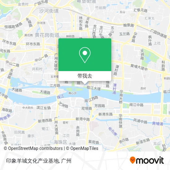 印象羊城文化产业基地地图