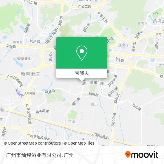 广州市灿煌酒业有限公司地图