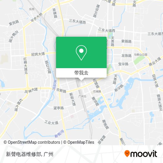 新聲电器维修部地图