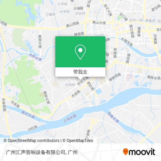 广州汇声音响设备有限公司地图
